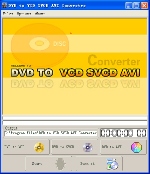 DVD to VCD SVCD MPEG AVI Converter Screenshot